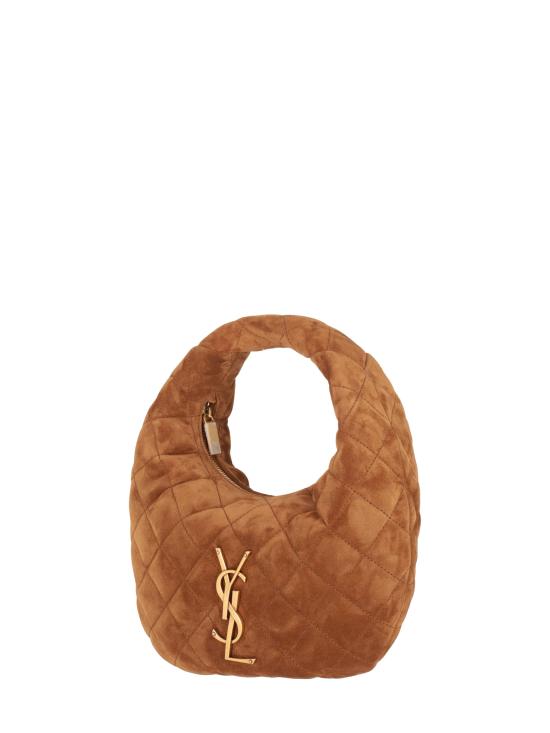26SS 생로랑 이카리노 퀼티드 스웨이드 8516891U807 2916 CARAMEL - SAINT LAURENT