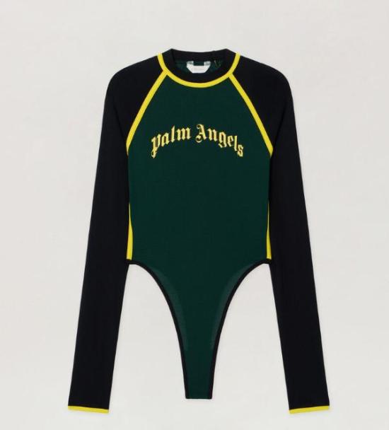 26SS 팜앤젤스 비키니 수영복 PWDD01DS26FAB001 5518 GREEN YELLOW