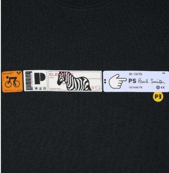 26SS 폴 스미스 지브라 패치 반팔 M2R011RVP5797 49 VERY DARK NAVY - PAUL SMITH