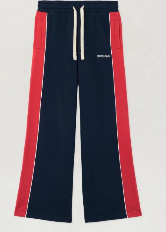 26SS 팜앤젤스 트레이닝/조거 팬츠 PWCH02AS26FLE001 4625 NAVY BLUE RED