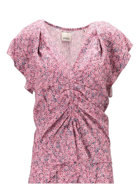 26SS 이자벨마랑 반팔 티셔츠 HT0228FDD1J13I 40PK PINK