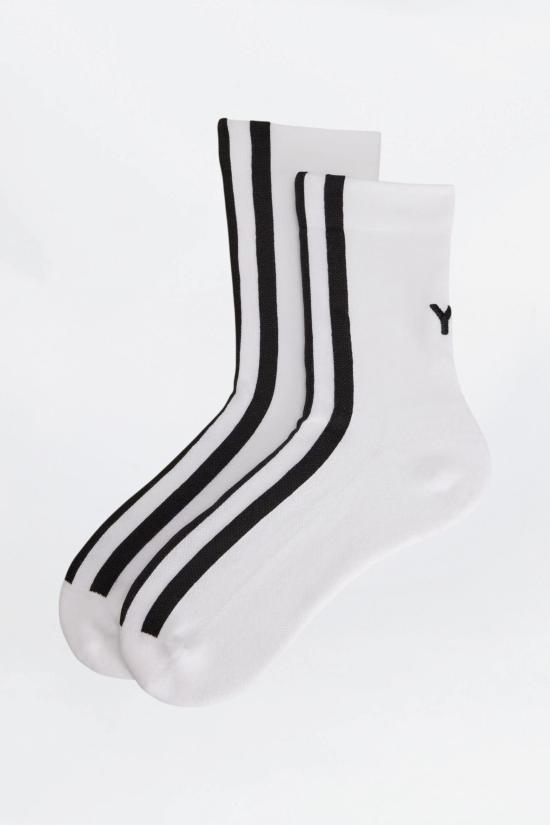 26SS 와이쓰리 양말 IZ3172 WHITE White