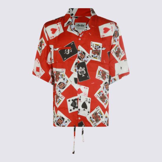 26SS AWGE 반팔 셔츠 AS6SMS08AP T2172L31 Red