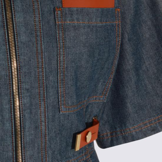 26FW 펜디 미디 원피스 FLD576 AW8HF0QB0 Denim - FENDI