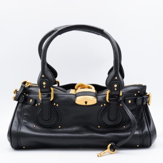 26FW 끌로에 토트백 CH25WS802P75 001 Black