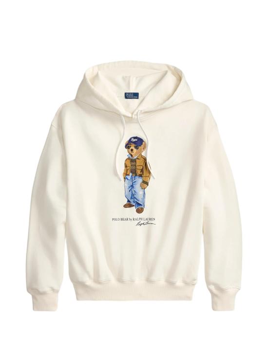 26FW 폴로 랄프로렌 후드 티셔츠 211B17799 001 Bianco
