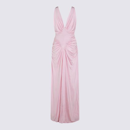 26FW 베르사체 롱 원피스 1024699 1A124971PS10 PASTEL PINK - VERSACE