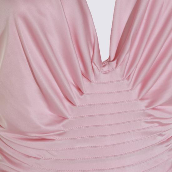 26FW 베르사체 롱 원피스 1024699 1A124971PS10 PASTEL PINK - VERSACE