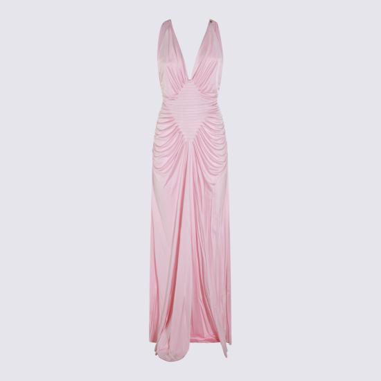 26FW 베르사체 롱 원피스 1024699 1A124971PS10 PASTEL PINK