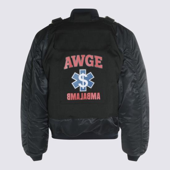 26SS AWGE 봄버 자켓 AS6SMB06AP T2221560 Dark navy - OTHER BRANDS