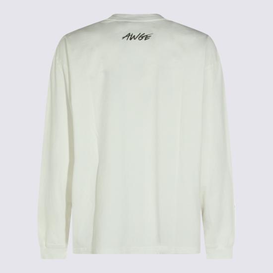 26SS AWGE 긴팔 티셔츠 AS6SXH02BP E587001 White - OTHER BRANDS