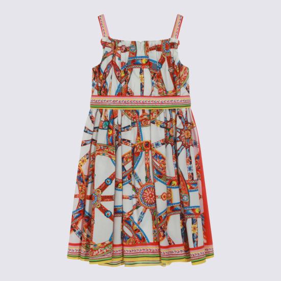 26FW [키즈] 돌체앤가바나 원피스 L54DU2 FI5O4HA6CK CARRETTO - DOLCE & GABBANA