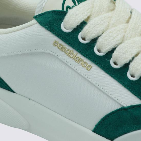 26FW 카사블랑카 스니커즈 APF26SNK025 02M WHITE GREEN - CASABLANCA