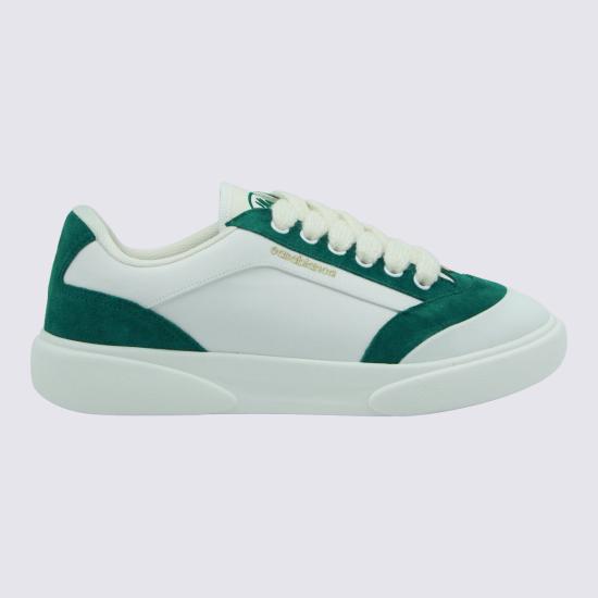 26FW 카사블랑카 스니커즈 APF26SNK025 02M WHITE GREEN