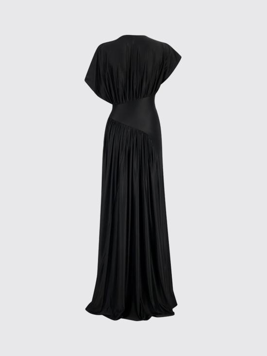 26SS 파코라반 롱 원피스 26PJRO245VI0267 P001 Black - PACO RABANNE