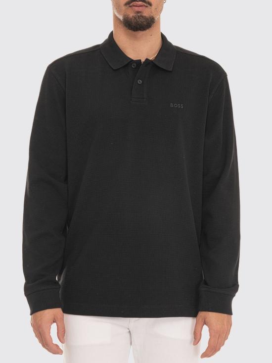 26SS 보스 폴로 티셔츠 50520710 001 Black