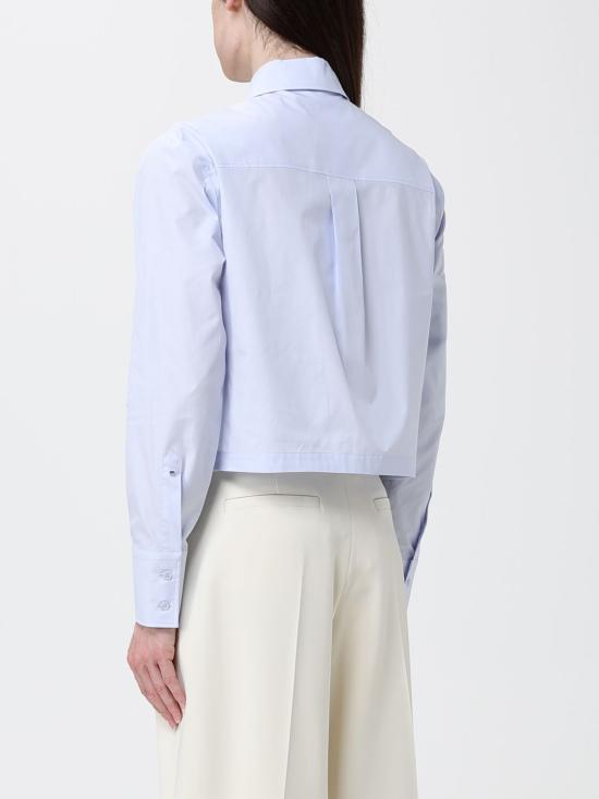 26SS 스포트막스 셔츠 2612111031600 002 Gnawed Blue - SPORTMAX