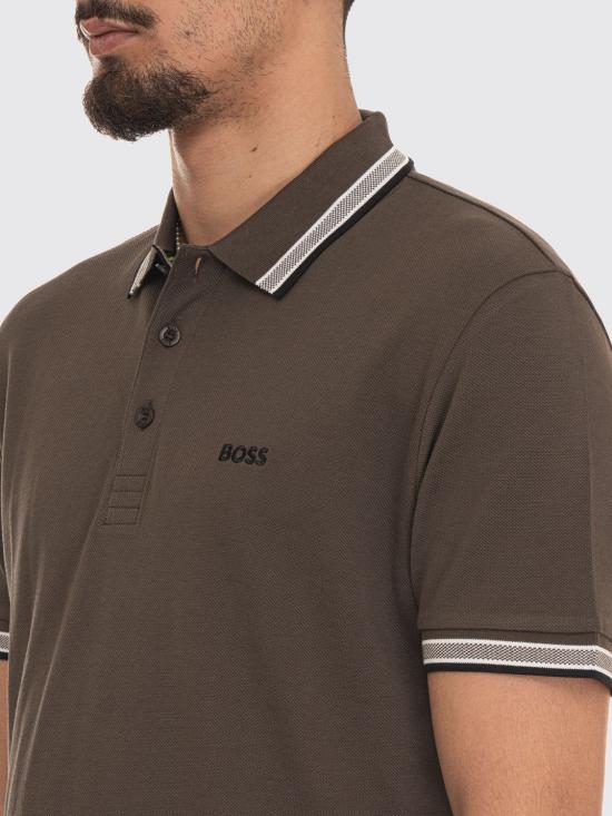 26SS 보스 폴로 티셔츠 50469055 297 Brown - BOSS