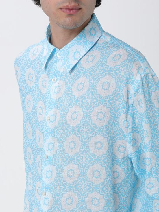 26SS 페닌슐라 긴팔 셔츠 P26SSH001 FI02 Blue - PENINSULA