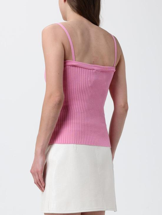 26SS 쿠레쥬 민소매 티셔츠 126MDE156FI0001 5023 Pink - COURREGES
