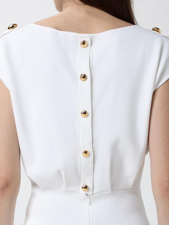 26SS 엘리자베타프랜치 롱 원피스 AM30B62E2 360 Ivory - ELISABETTA FRANCHI