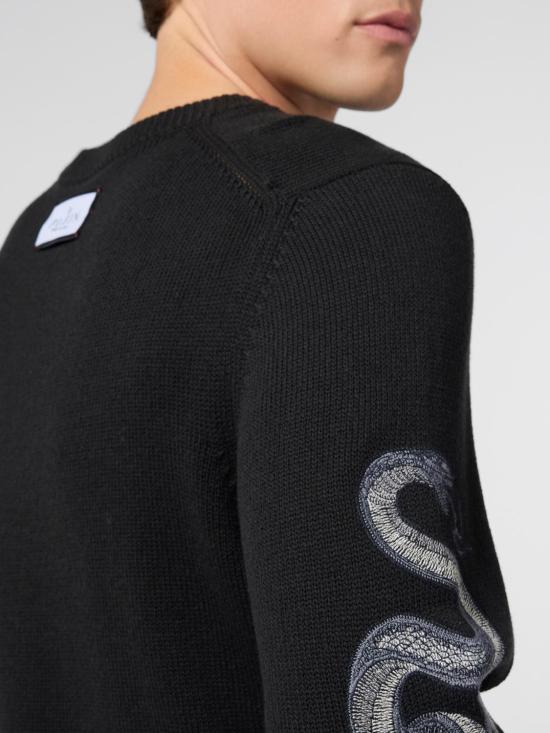 26SS 필립 플레인 스웨터 SAFCMKO1559PTE178N 02 Black - PHILIPP PLEIN