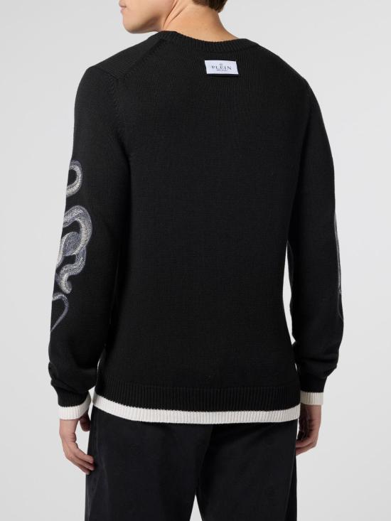 26SS 필립 플레인 스웨터 SAFCMKO1559PTE178N 02 Black - PHILIPP PLEIN