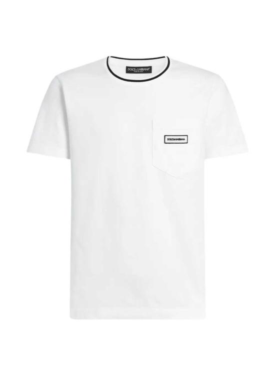 26FW 돌체앤가바나 반팔 티셔츠 G8RA2ZG7Q2P W0800 BIANCO OTTICO