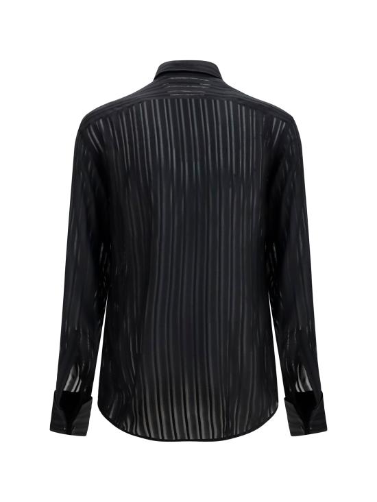 26FW 구찌 긴팔 셔츠 865801ZAU2C 1000 BLACK - GUCCI