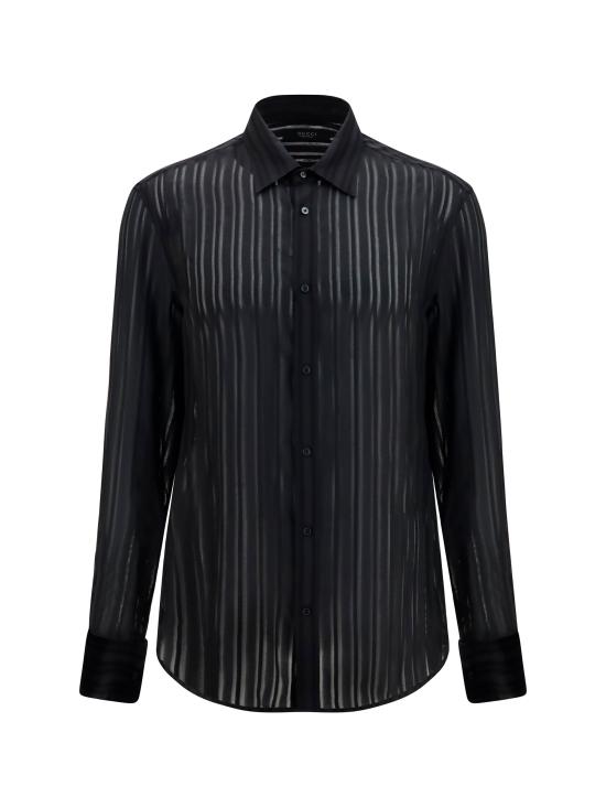 26FW 구찌 긴팔 셔츠 865801ZAU2C 1000 BLACK