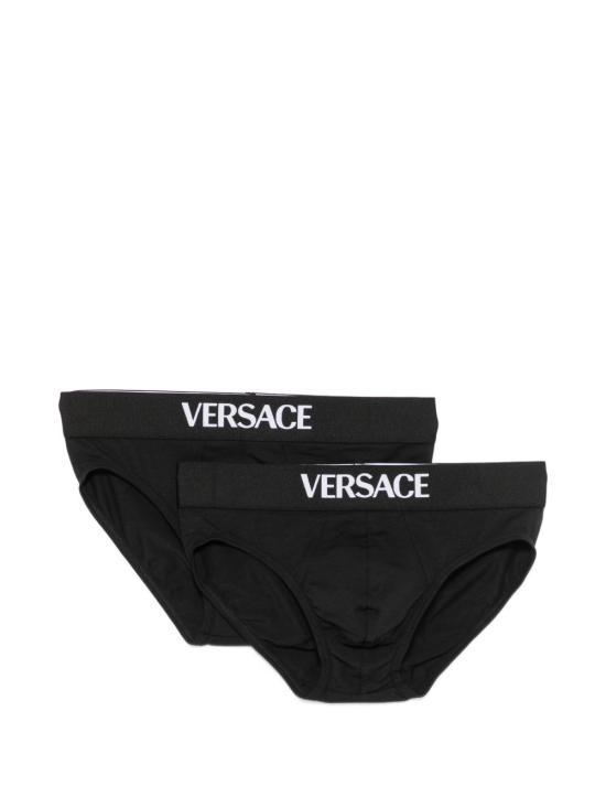 26SS 베르사체 팬티 1020984 1A147832B200 Nero