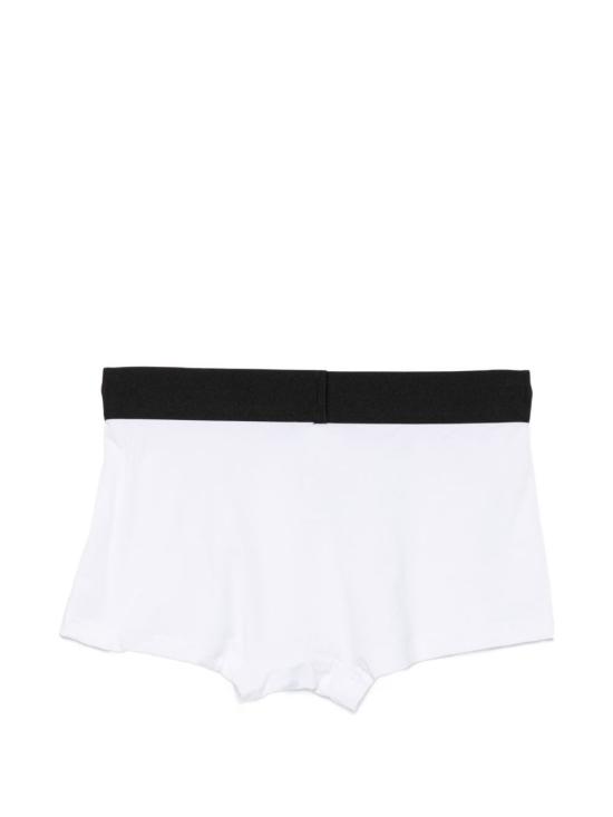 26SS 베르사체 로고 인타르시아 복서 팬츠 1020985 1A147832W320 Bianco - VERSACE