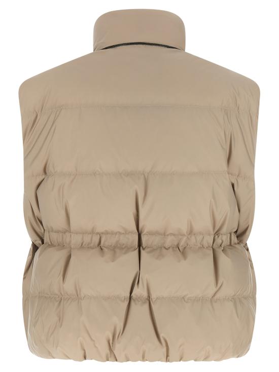 26FW 브루넬로 쿠치넬리 패딩 조끼 MD5987612C7958 Gray - BRUNELLO CUCINELLI