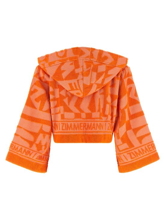 26FW 짐머만 후드 티셔츠 4285TSS265ORPK Orange - ZIMMERMANN