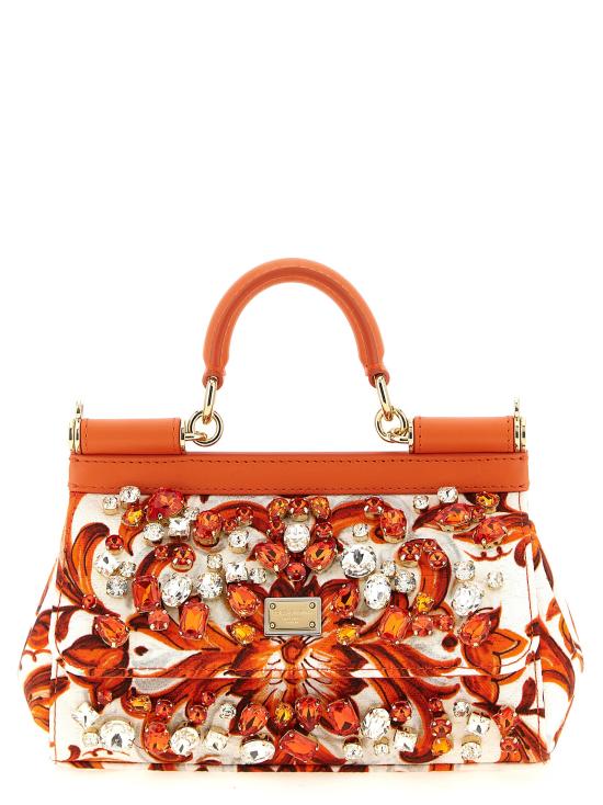 26FW 돌체앤가바나 SICILY 시실리 스몰 핸드백 BB7116B0815IH3TN Orange