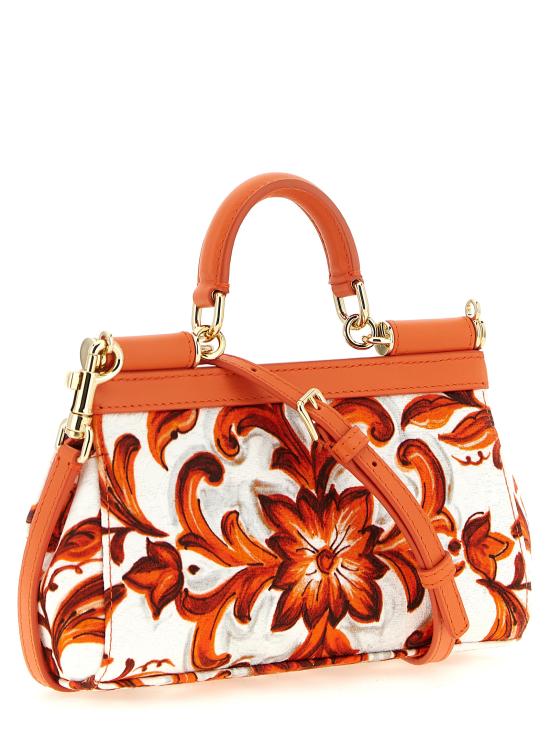 26FW 돌체앤가바나 SICILY 시실리 스몰 핸드백 BB7116B0815IH3TN Orange - DOLCE & GABBANA