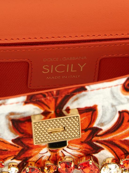26FW 돌체앤가바나 SICILY 시실리 스몰 핸드백 BB7116B0815IH3TN Orange - DOLCE & GABBANA