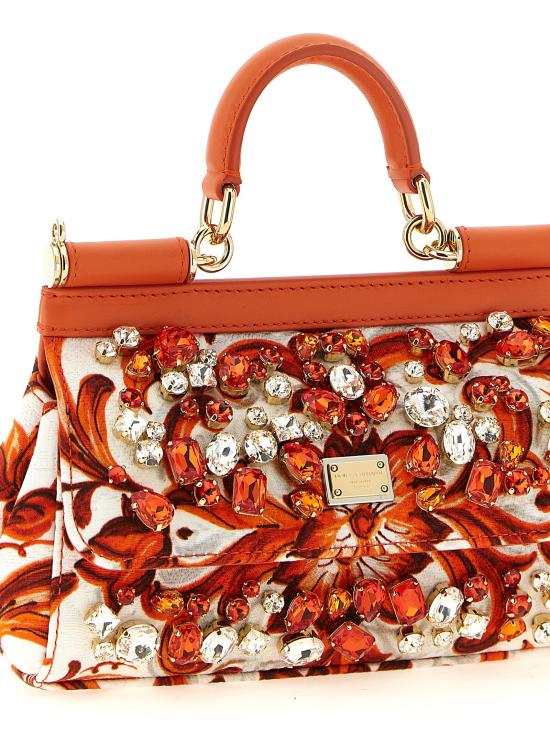 26FW 돌체앤가바나 SICILY 시실리 스몰 핸드백 BB7116B0815IH3TN Orange - DOLCE & GABBANA