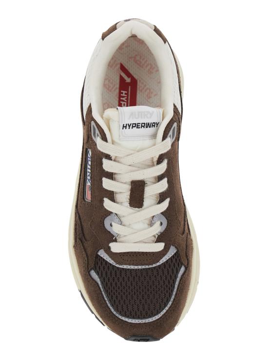 26FW 오트리 HYPERWAY 하이퍼웨이 스니커즈 HYLWUM25COTTOMARSHMALLOW Brown - AUTRY