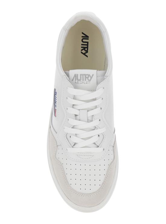 26FW 오트리 메달리스트 로우 스니커즈 AULMLS30WHITEWHITE - AUTRY