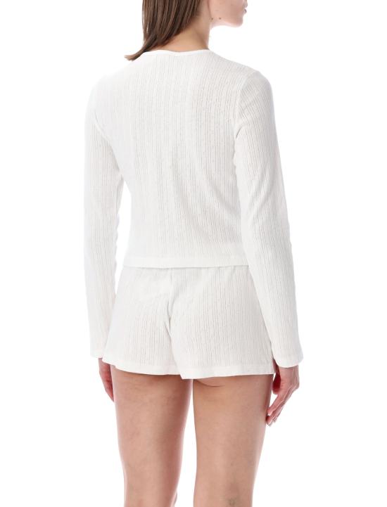 26SS 스포티앤리치 스웨터 CA04576326WH01 48 Bianco - SPORTY & RICH