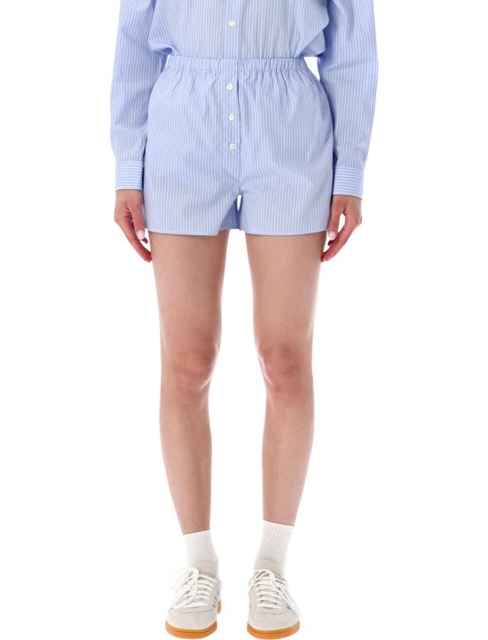 26SS 스포티앤리치 숏팬츠 SH03576302ST02 3896 LIGHT BLUE STRIPE