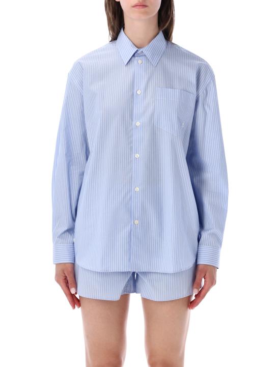 26SS 스포티앤리치 셔츠 SI00676302ST02 3896 LIGHT BLUE STRIPE