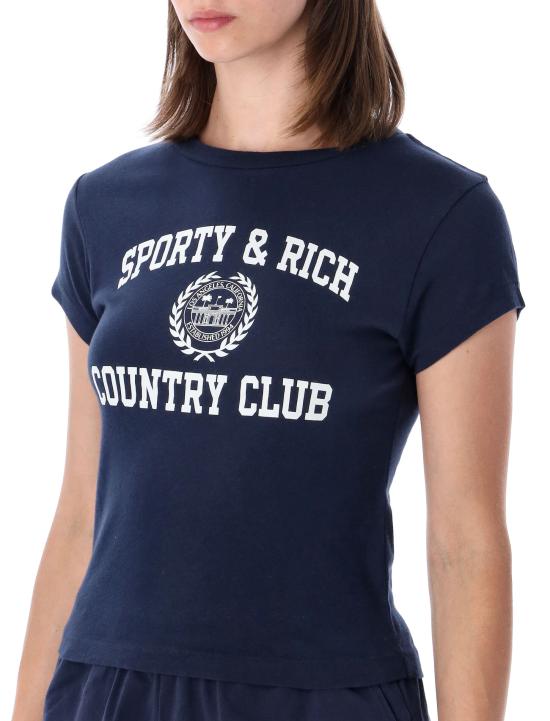 26SS 스포티앤리치 반팔 티셔츠 TO11176218BL106 3902 BLUE - SPORTY & RICH