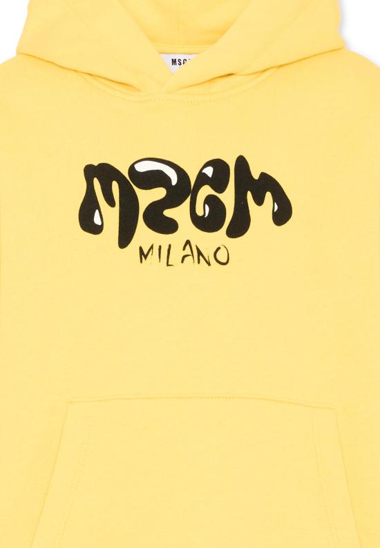 26SS [키즈] 엠에스지엠 티셔츠 S6MSJBHS258 020 YELLOW - MSGM