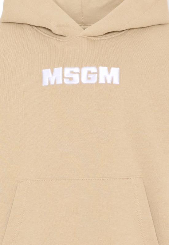 26SS [키즈] 엠에스지엠 티셔츠 S6MSJUHS010 092 BEIGE - MSGM