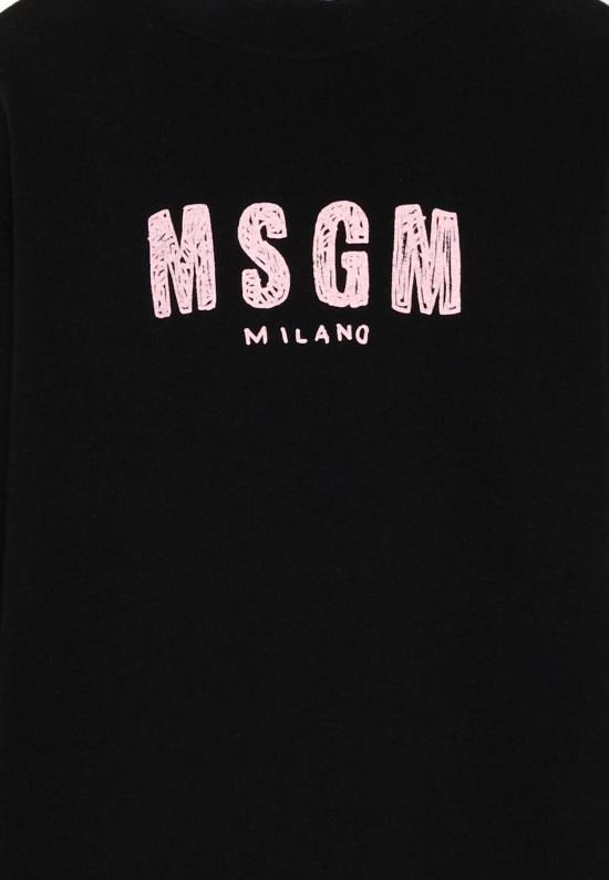 26SS [키즈] 엠에스지엠 캐시미어 니트 S6MSJUSW008 110 88 BLACK - MSGM