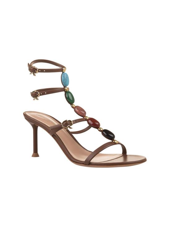 26SS 지안비토로시 샌들 G3231170RICNAPCUOI Brown - GIANVITO ROSSI