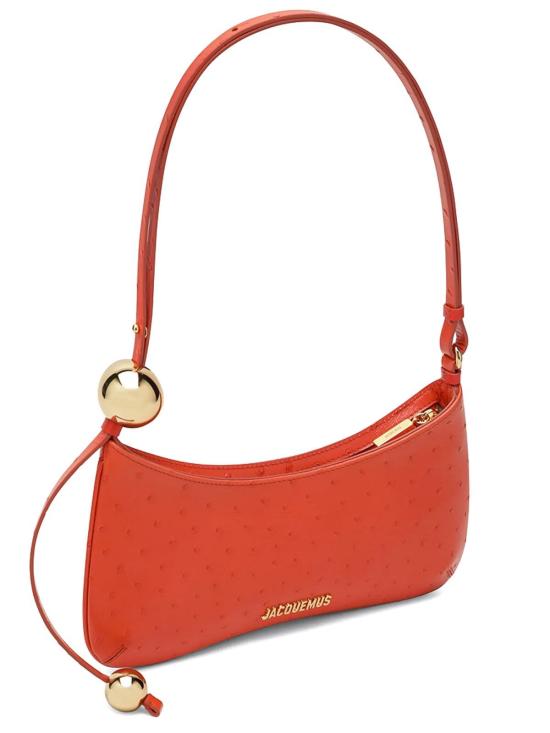 26SS 자크뮈스 르 비주 펄 숄더백 BAW00057AC26A02477 Red - JACQUEMUS