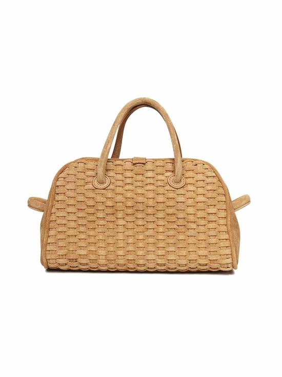 26SS 자크뮈스 TURISMO 투리스모 소프트 스몰 볼링 토트벡 BAW00416CC23A02830 Brown - JACQUEMUS
